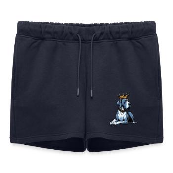 Grand Dogue Propriétaire de Dogue Grand Dane Fan de Grand Dogue - Short de survêtement femme premium - bleu marine - Devant - AI Model Female 172 light (172cm)