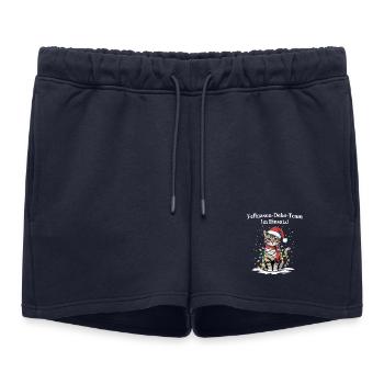 L’équipe de décoration de nez en fourrure en action ! - Short de survêtement femme premium - bleu marine - Devant - AI Model Female 172 light (172cm)