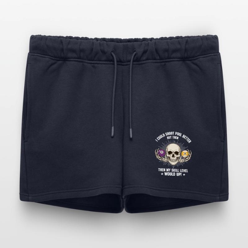 Table de billard de billard Billard Billard Spool Skull Short de survêtement femme premium