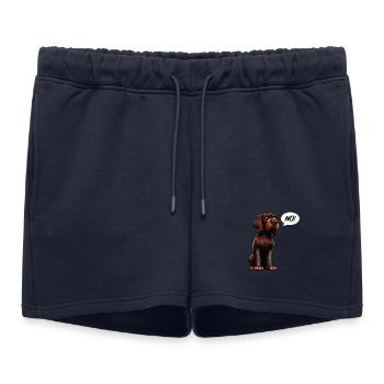 No German Wirehaired German Wirehaired Owner - Women’s Premium Organic Sweatshorts - navy - Front - AI Model Female 172 light (172cm)