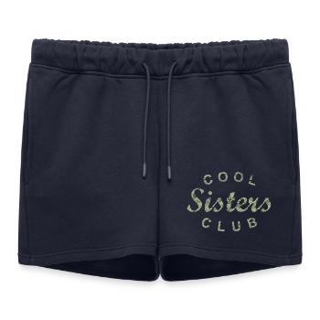 Cool Sisters Club Sister Gift - Women’s Premium Organic Sweatshorts - navy - Front - AI Model Female 172 light (172cm)
