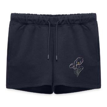 CALLA mix froid - Short de survêtement femme premium - bleu marine - Devant - AI Model Female 172 light (172cm)