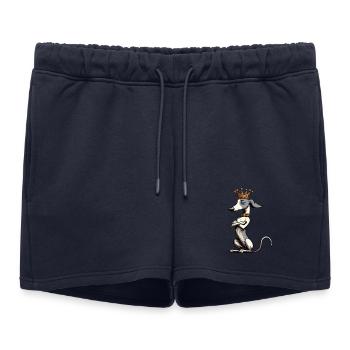 Whippet Greyhound Whippets Propriétaire de lévrier - Short de survêtement femme premium - bleu marine - Devant - AI Model Female 172 light (172cm)