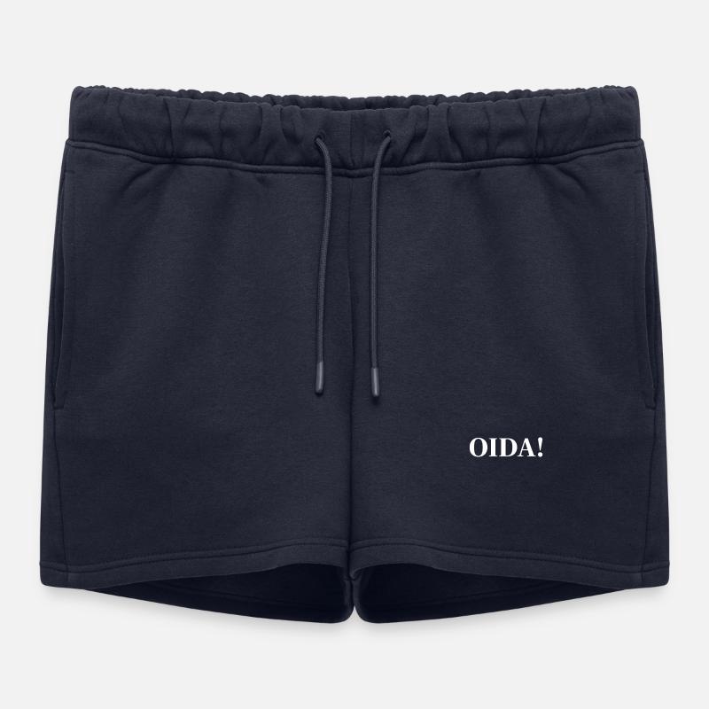 OIDA! Contrast statement - Women’s Premium Organic Sweatshorts - navy