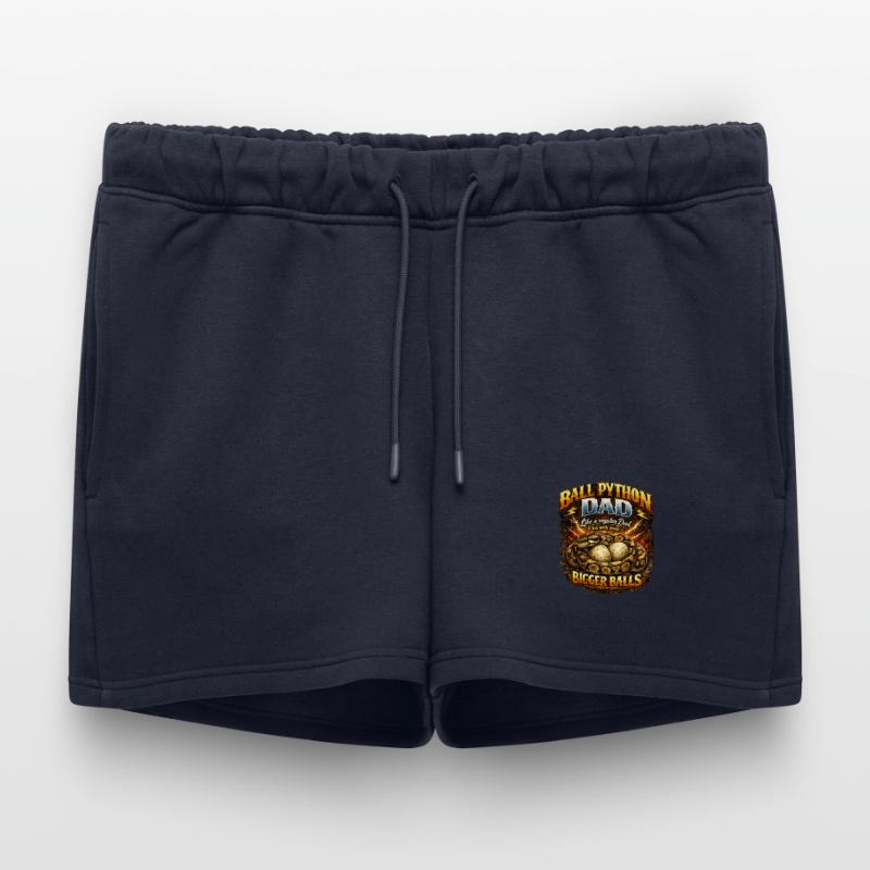 Ball Python Dad Bigger Eggs King Python Owner Women’s Premium Organic Sweatshorts