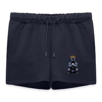 Canne Corso Cane Corsos Corso Hélic Corso Propriétaire - Short de survêtement femme premium - bleu marine - Devant - AI Model Female 172 light (172cm)