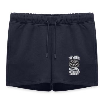 J’adore quand on appelle 180 degrés - Short de survêtement femme premium - bleu marine - Devant - AI Model Female 172 light (172cm)