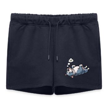 American Bully Bully Pit Bullys Bully Owner - Women’s Premium Organic Sweatshorts - navy - Front - AI Model Female 172 light (172cm)