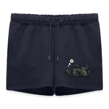 Canne Corso Cane Corsos Corso Hélic Corso Propriétaire - Short de survêtement femme premium - bleu marine - Devant - AI Model Female 172 light (172cm)