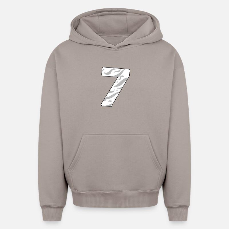 7 - Sweat à capuche unisexe oversize épais SPREAD - taupe