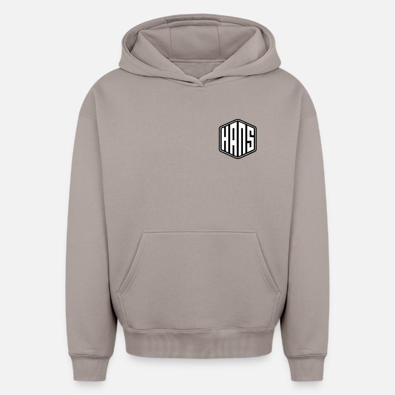 Hans - Sweat à capuche unisexe oversize épais SPREAD - taupe