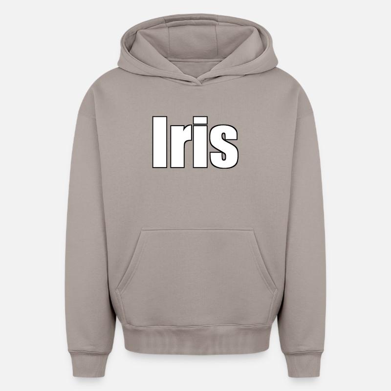Iris - Oversized Heavyweight Unisex Hoodie - Taupe