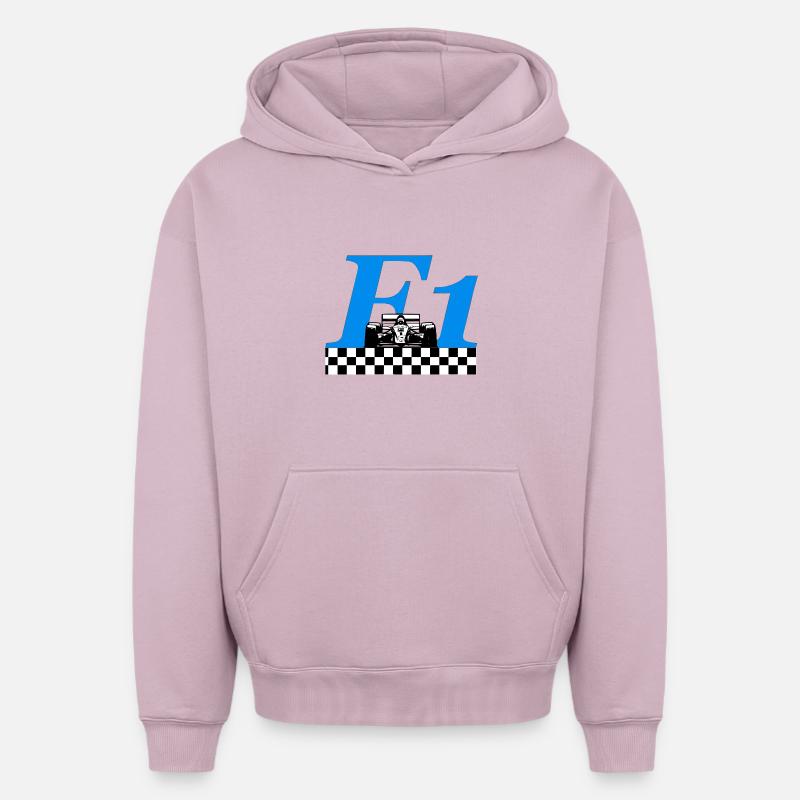 Grand prix - Sweat à capuche unisexe oversize épais SPREAD - rose poudré