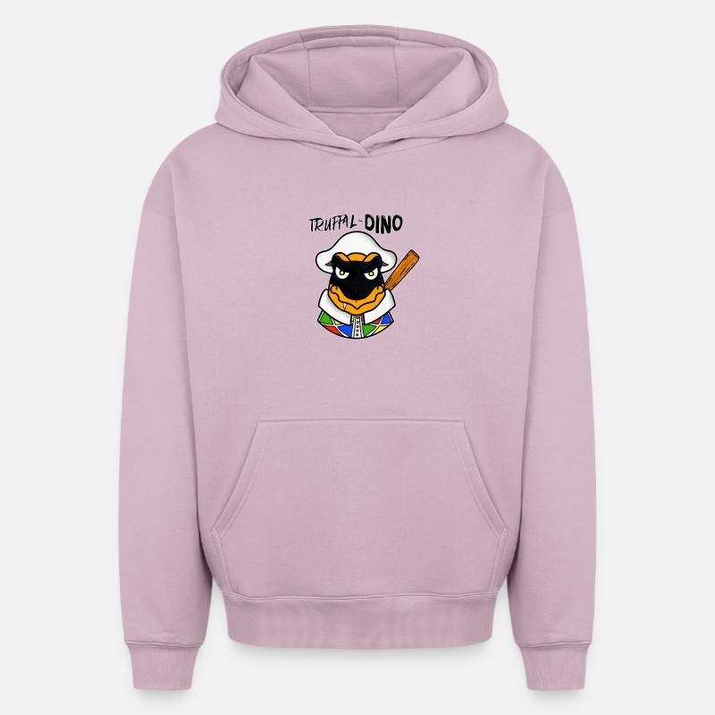 Frauduleux - Sweat à capuche unisexe oversize épais SPREAD - rose poudré