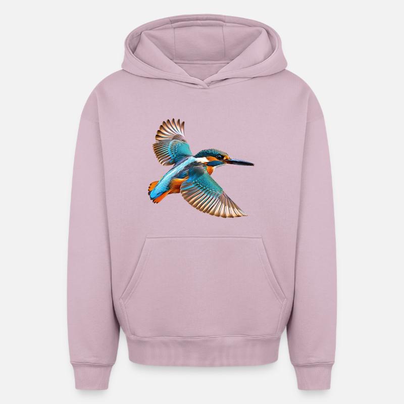 Eisvogel - Oversized Heavyweight Unisex Hoodie - Altrosa