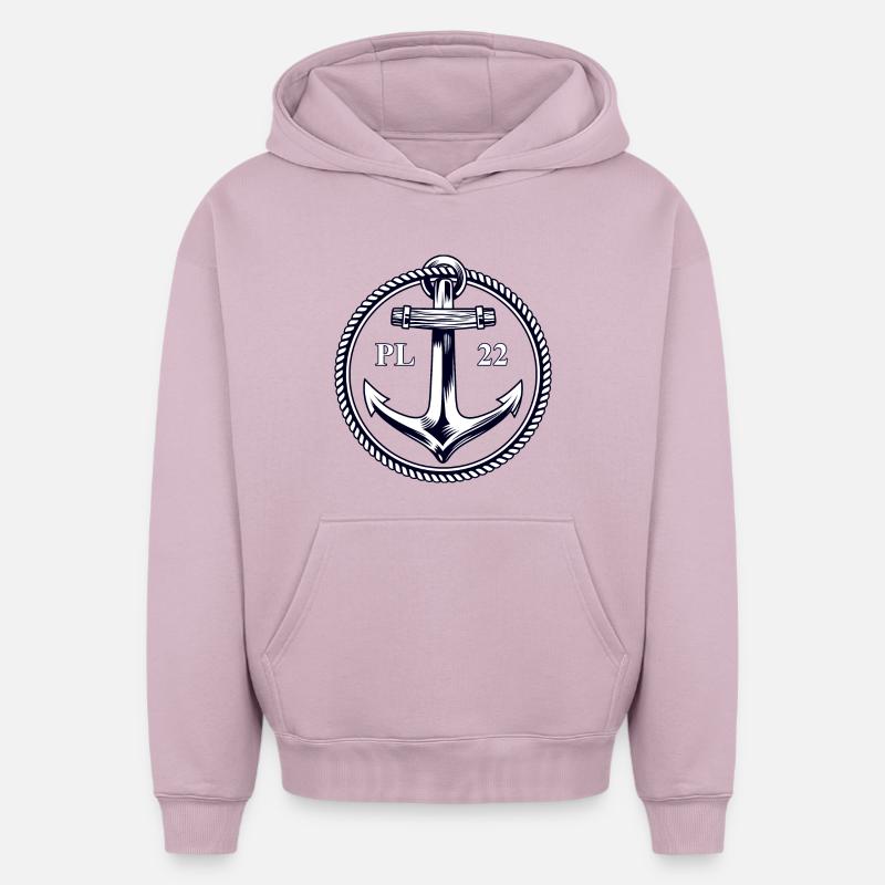 PL22 Marineanker - Oversized Heavyweight Unisex Hoodie - Altrosa