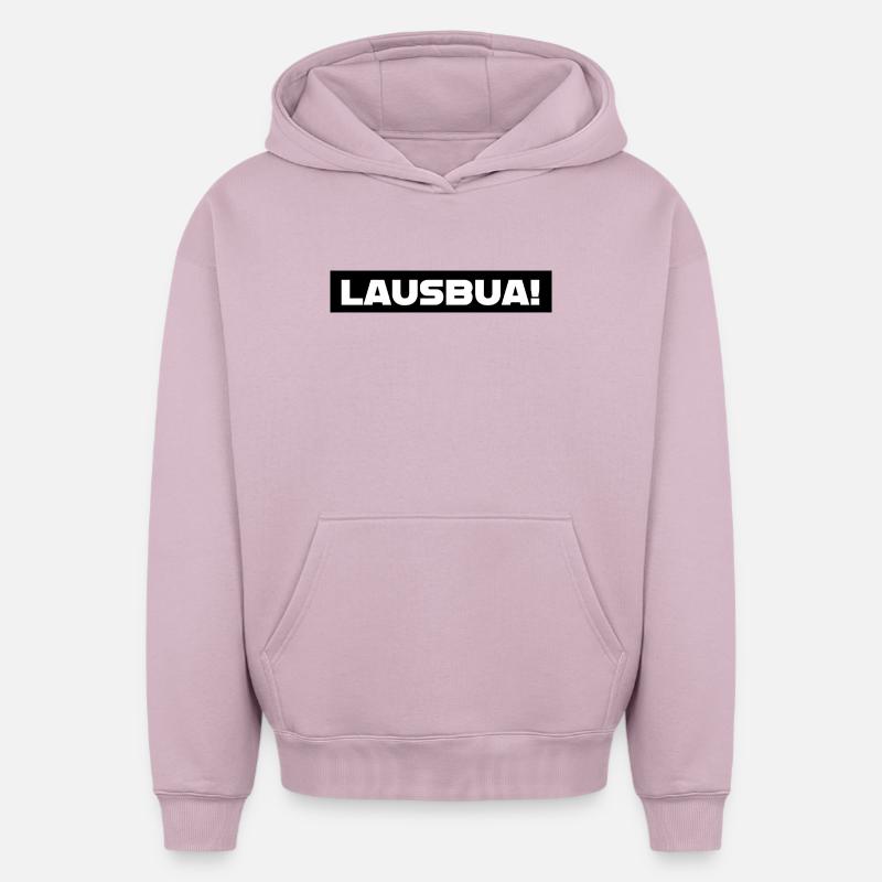 Lausbua  - Oversized Heavyweight Unisex Hoodie - Altrosa