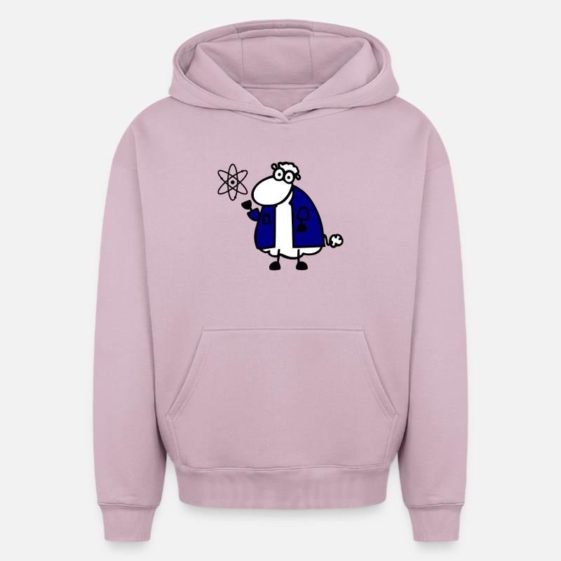 Physique - Sweat à capuche unisexe oversize épais SPREAD - rose poudré