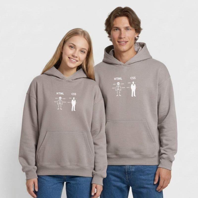 Code Css C++ Php Java Developer Code Scripting Oversized Heavyweight Unisex Hoodie