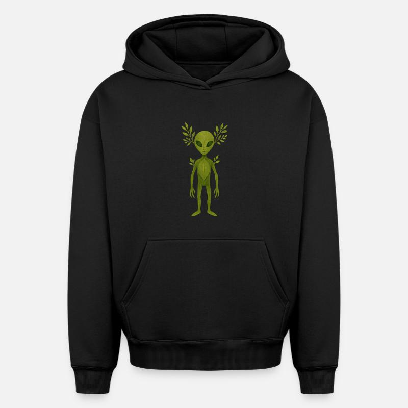 Comte - Sweat à capuche unisexe oversize épais SPREAD - noir