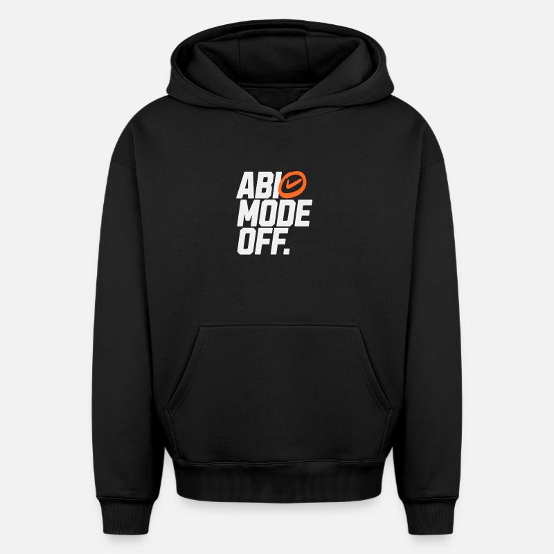 Mode Abio désactivé - Sweat à capuche unisexe oversize épais SPREAD - noir