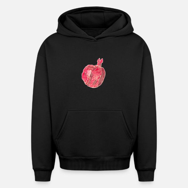 grenade - Sweat à capuche unisexe oversize épais SPREAD - noir