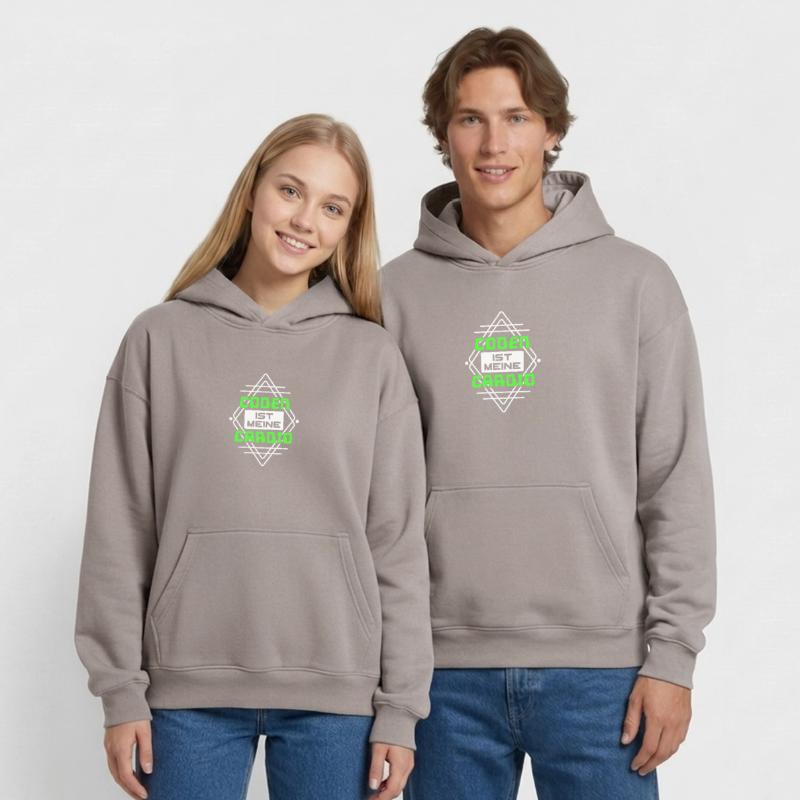 Coden Statement Developer Computerfreak Scripting Oversized Heavyweight Unisex Hoodie