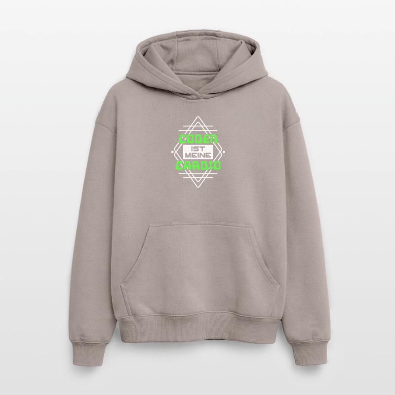 Coden Statement Developer Computerfreak Scripting Oversized Heavyweight Unisex Hoodie