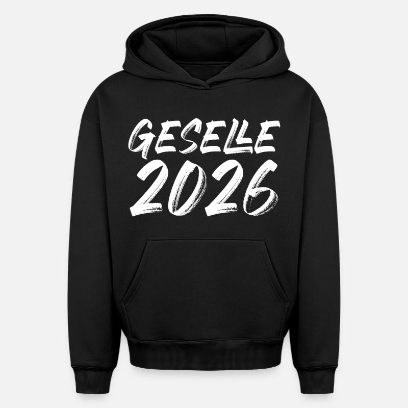 Compagnon 2026 - Sweat à capuche unisexe oversize épais SPREAD - noir