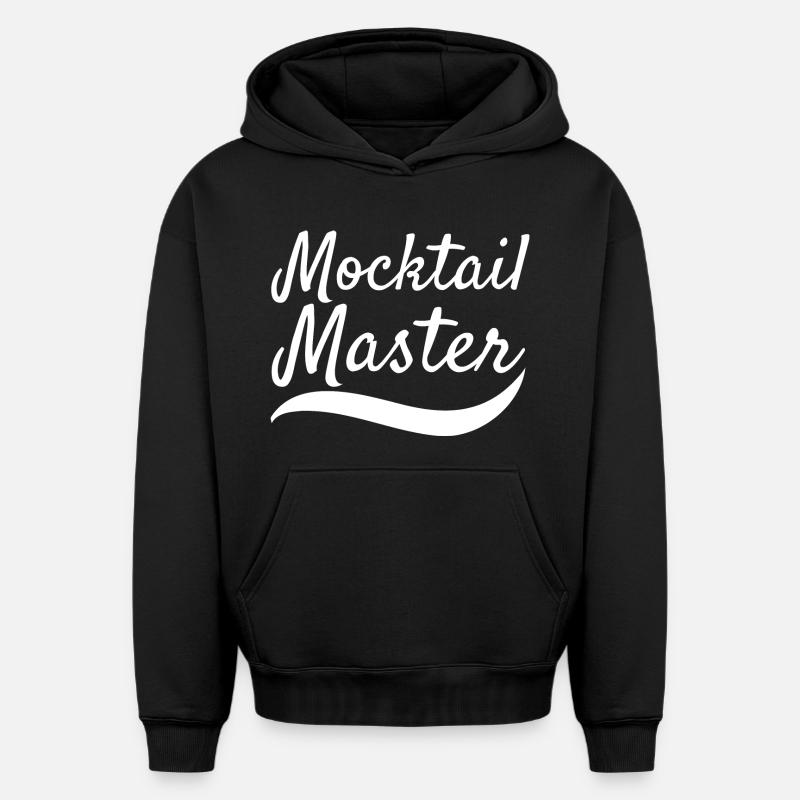 Mocktail Master - Oversized Heavyweight Unisex Hoodie - Schwarz