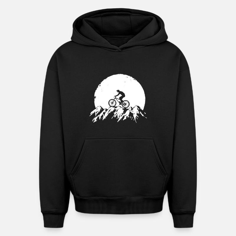 VTT - Sweat à capuche unisexe oversize épais SPREAD - noir