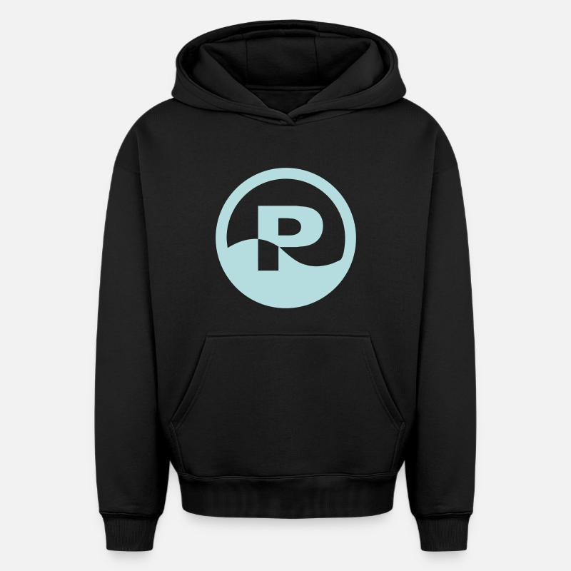 Pool - Oversized Heavyweight Unisex Hoodie - Schwarz