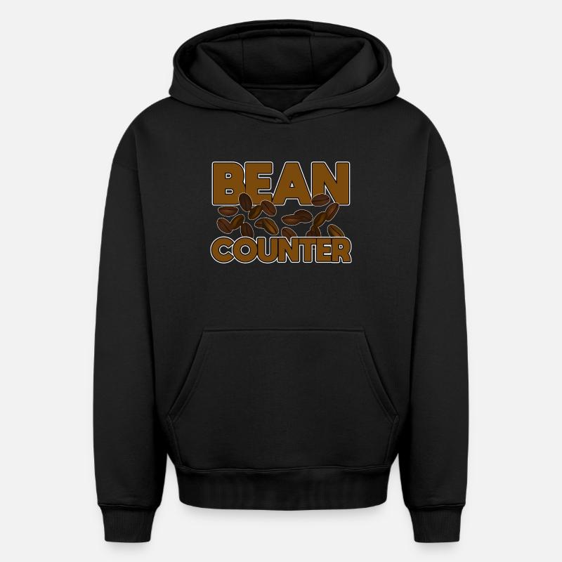 Comptable comptable drôle - Sweat à capuche unisexe oversize épais SPREAD - noir