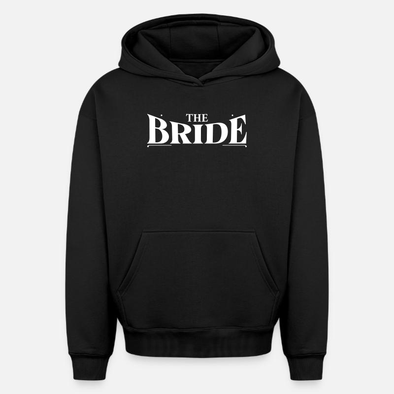 La Mariée ! - Sweat à capuche unisexe oversize épais SPREAD - noir