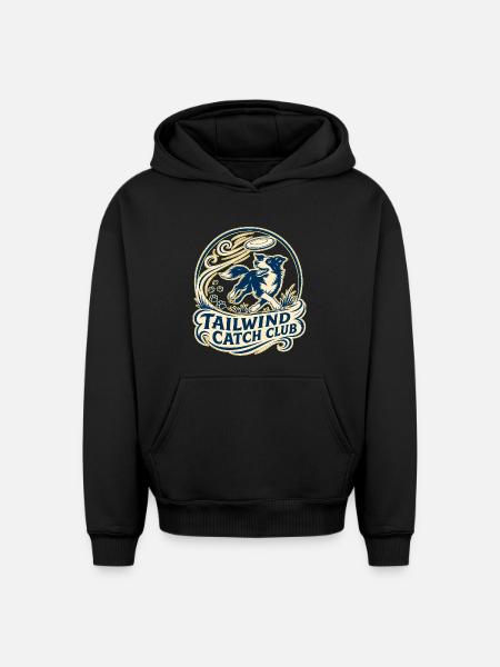TAILWIND CATCH CLUB Dog - Oversized Heavyweight Unisex Hoodie - black
