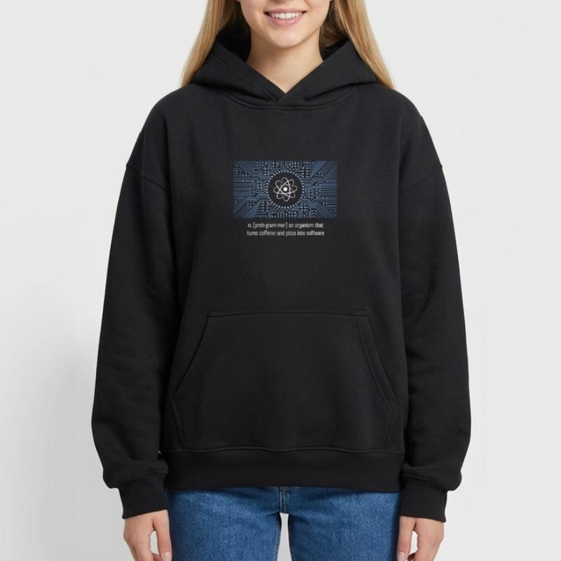 nerd programmateur urknall platine CPU pc code LOL Sweat à capuche unisexe oversize épais SPREAD