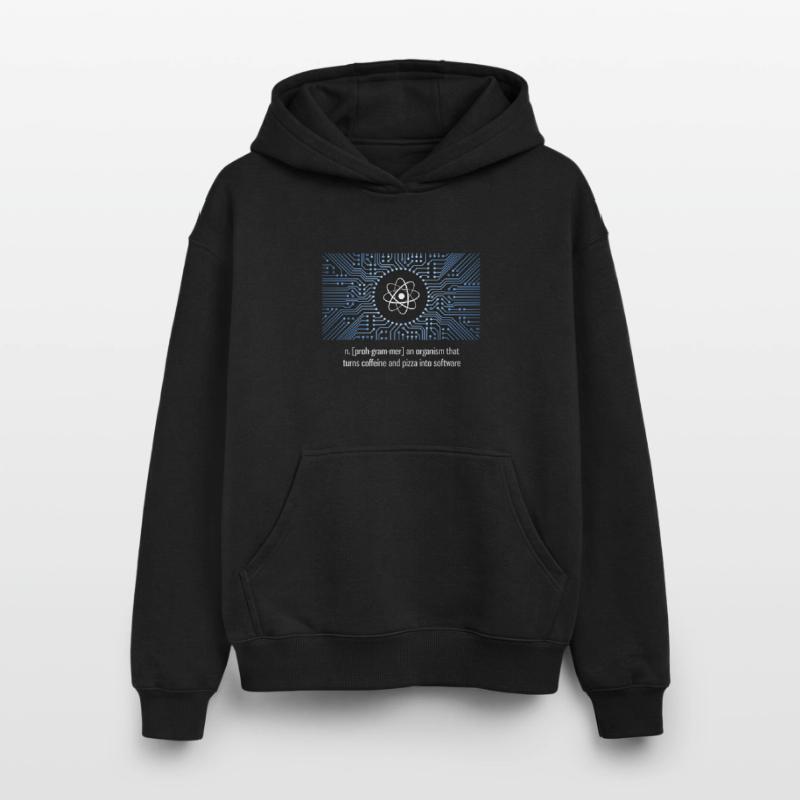 nerd programmateur urknall platine CPU pc code LOL Sweat à capuche unisexe oversize épais SPREAD