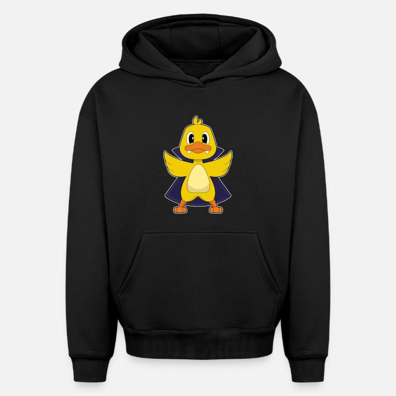 Vampire canard - Sweat à capuche unisexe oversize épais SPREAD - noir