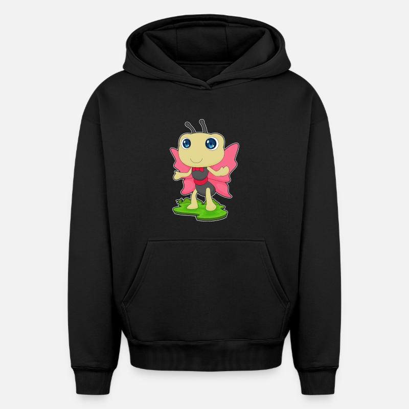 Noeud papillon - Sweat à capuche unisexe oversize épais SPREAD - noir