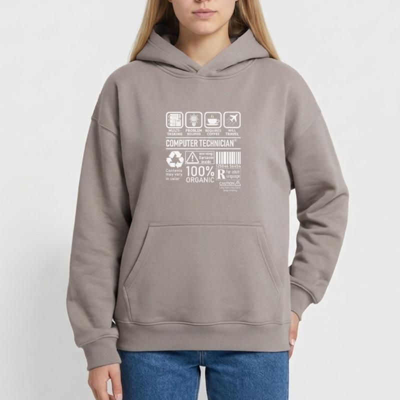 Computer Technician multi tasking problem solving Oversized Heavyweight Unisex Hoodie