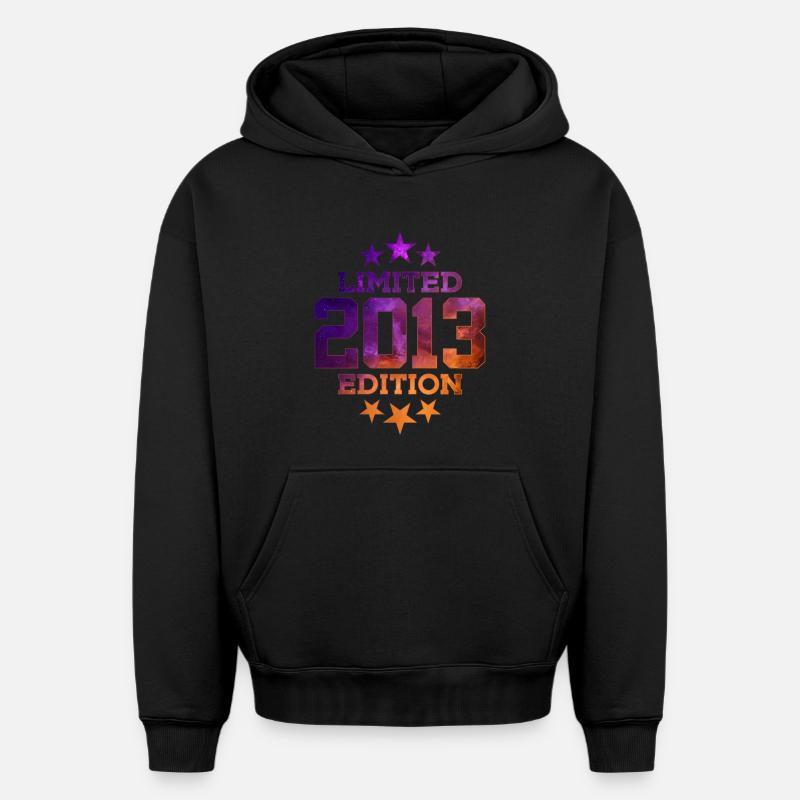 ÉDITION LIMITÉE 2013 13E ANNIVERSAIRE - Sweat à capuche unisexe oversize épais SPREAD - noir