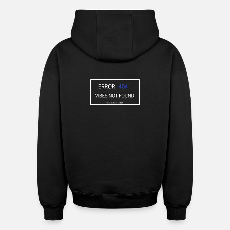 Vibes introuvables - Sweat à capuche unisexe oversize épais SPREAD - noir