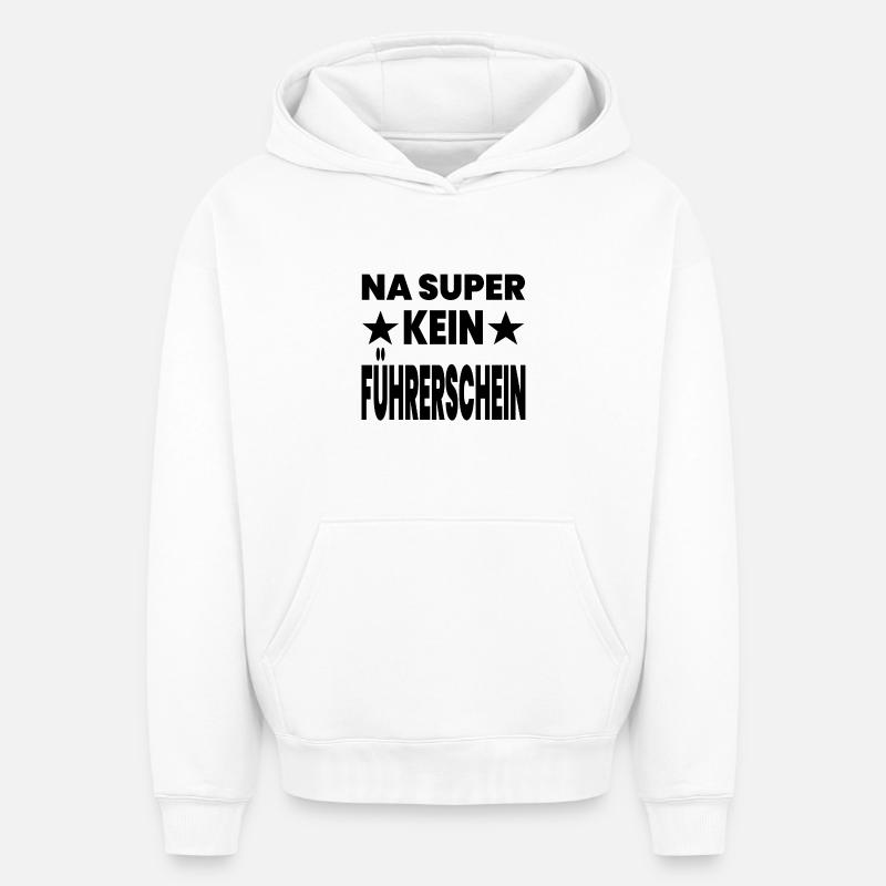 Führerschein - Oversized Heavyweight Unisex Hoodie - Weiß