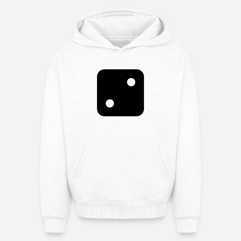 Dit - Sweat à capuche unisexe oversize épais SPREAD - blanc