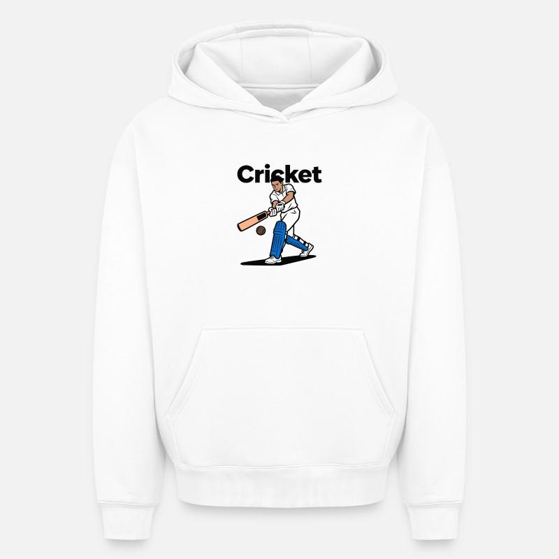 Cricket - Sweat à capuche unisexe oversize épais SPREAD - blanc