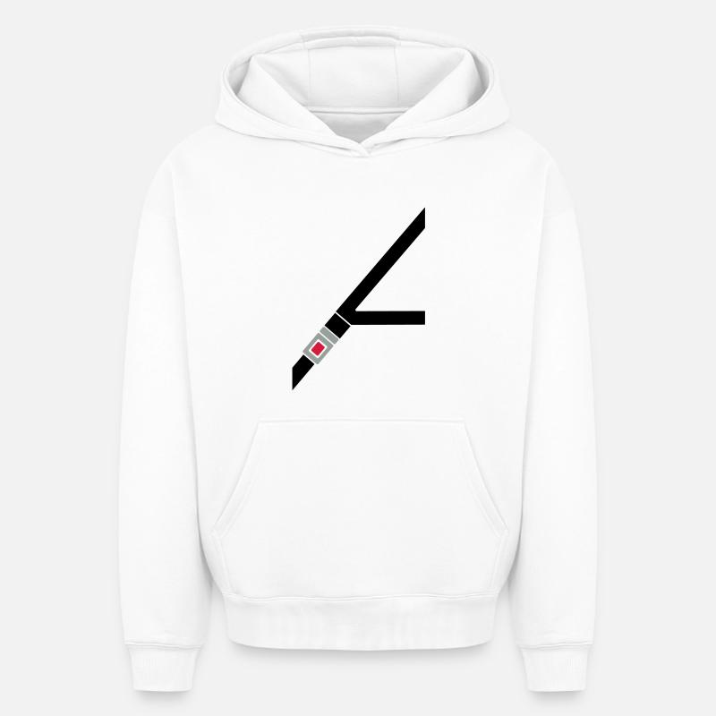 ceinture de sécurité - Sweat à capuche unisexe oversize épais SPREAD - blanc