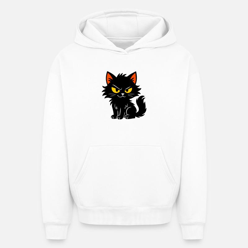 Sweet kitten - Oversized Heavyweight Unisex Hoodie - white