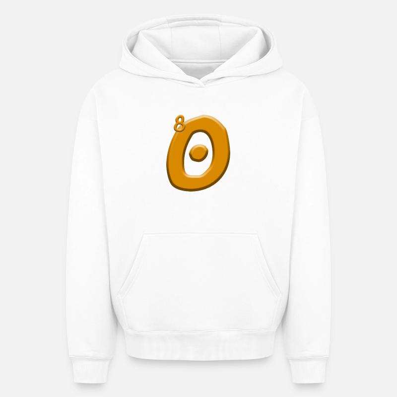 80e anniversaire - Sweat à capuche unisexe oversize épais SPREAD - blanc