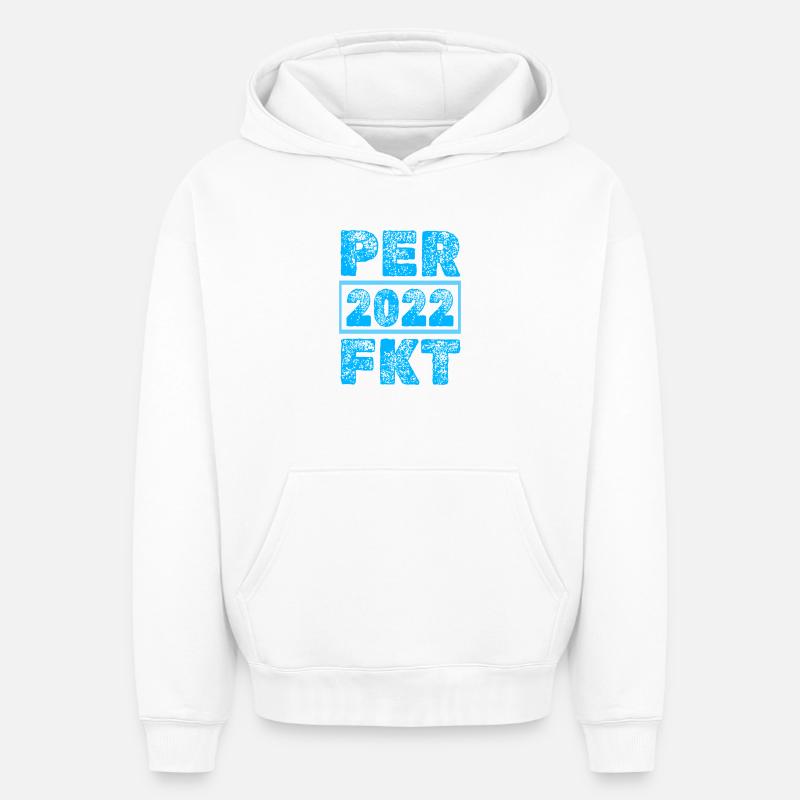 Perfectionné 2022 - Sweat à capuche unisexe oversize épais SPREAD - blanc
