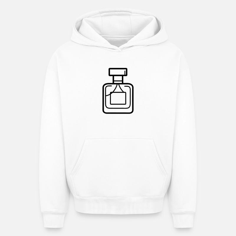 flacon de parfum - Sweat à capuche unisexe oversize épais SPREAD - blanc